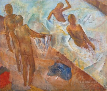 BATHING BOYS クズマ・ペトロフ・ヴォドキン Oil Paintings